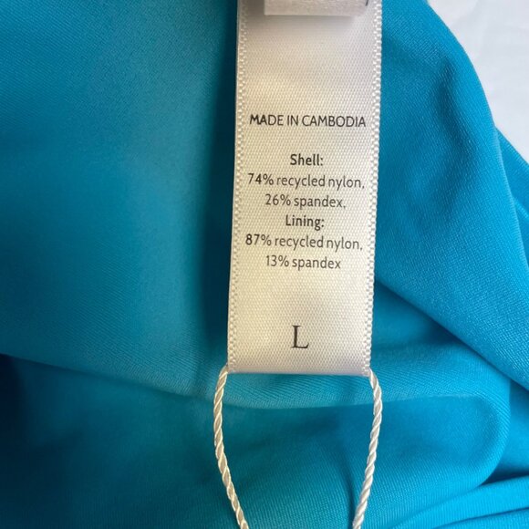 Andie The Riviera Bikini Bottom Blue Sz LG - Picture 6 of 8